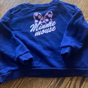 Minnie Mouse initial M sweatshirt